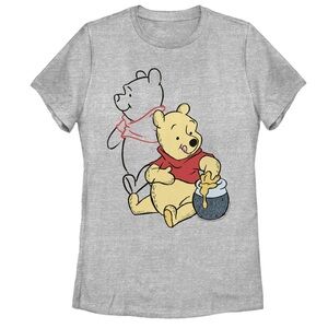 Target.com Winnie the Pooh Women’s 2xl heather gray Honey & Happiness tshirt
